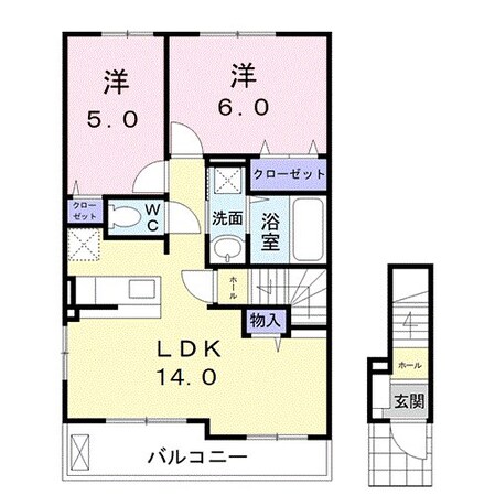 オーダーピースCの物件間取画像